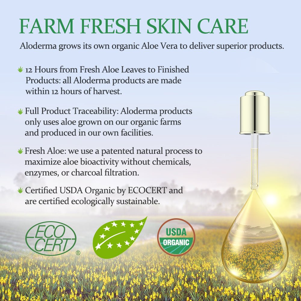 ALODERMA Pure Aloe Vera Gel + Tea Tree Oil - AloeCure