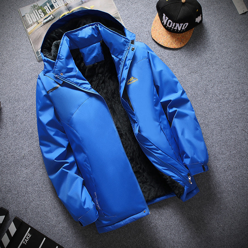 Autumn and Winter Zipper Casual Jacket| Waterproof Fleece-Lined | Autumn & Winter - # BOAA13210016 & GIAA23210011