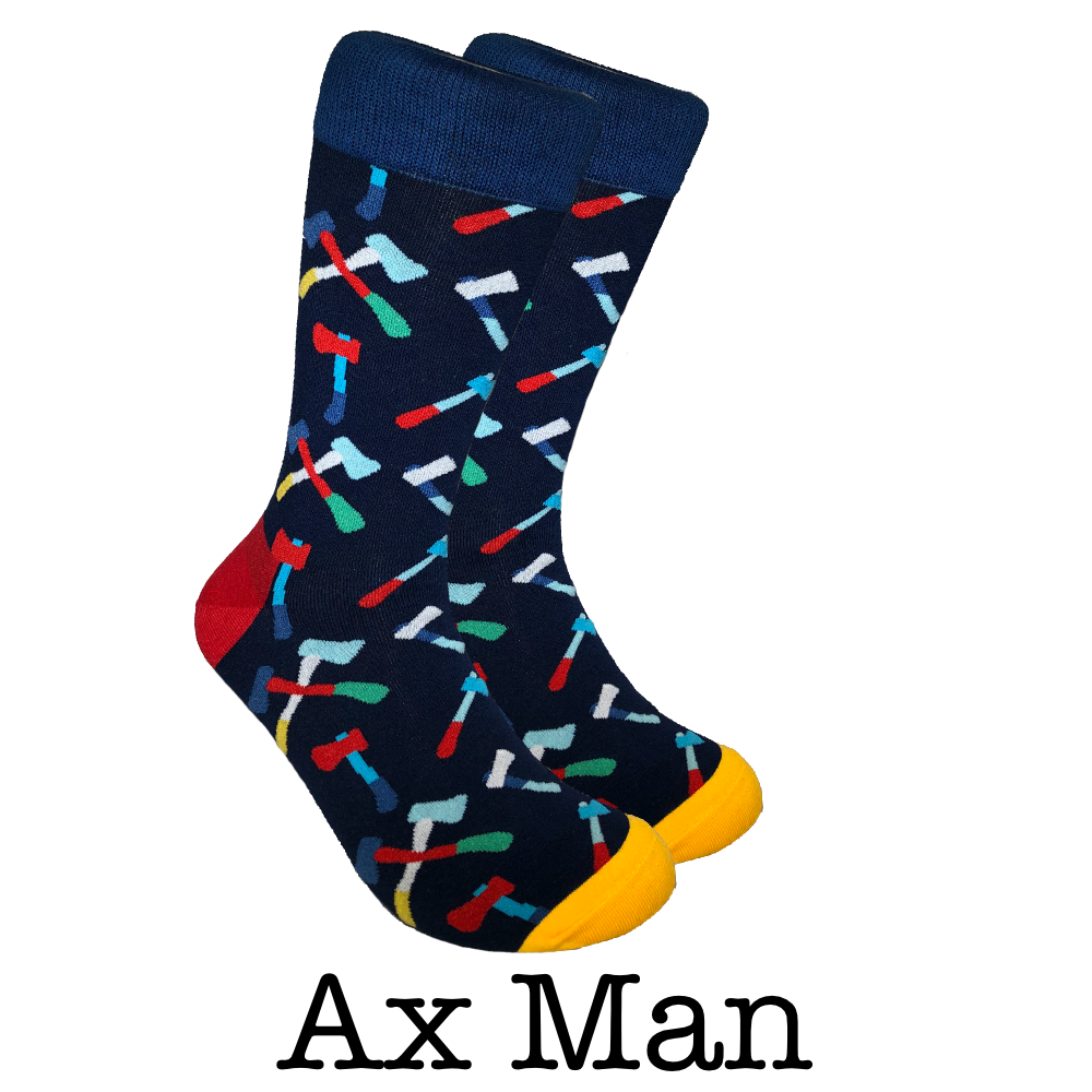cRAZY sockS for MeN - Threaded Pear
