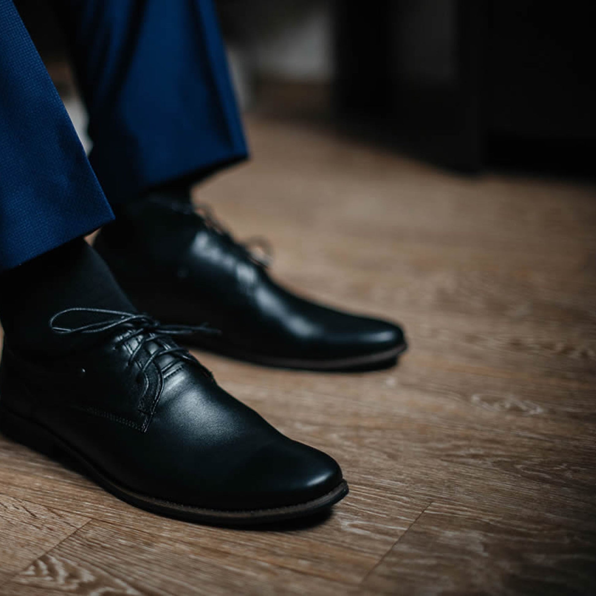 Men's Bamboo Dress Socks with Seamless Toe, Crew Length, Size 8-11.5 