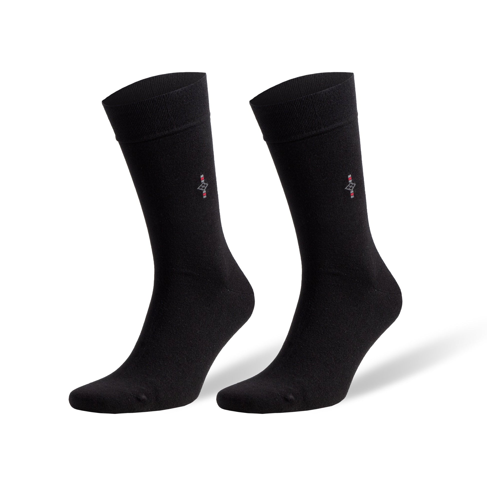 Men's Bamboo Dress Socks with Seamless Toe, Crew Length, Size 8-11.5 