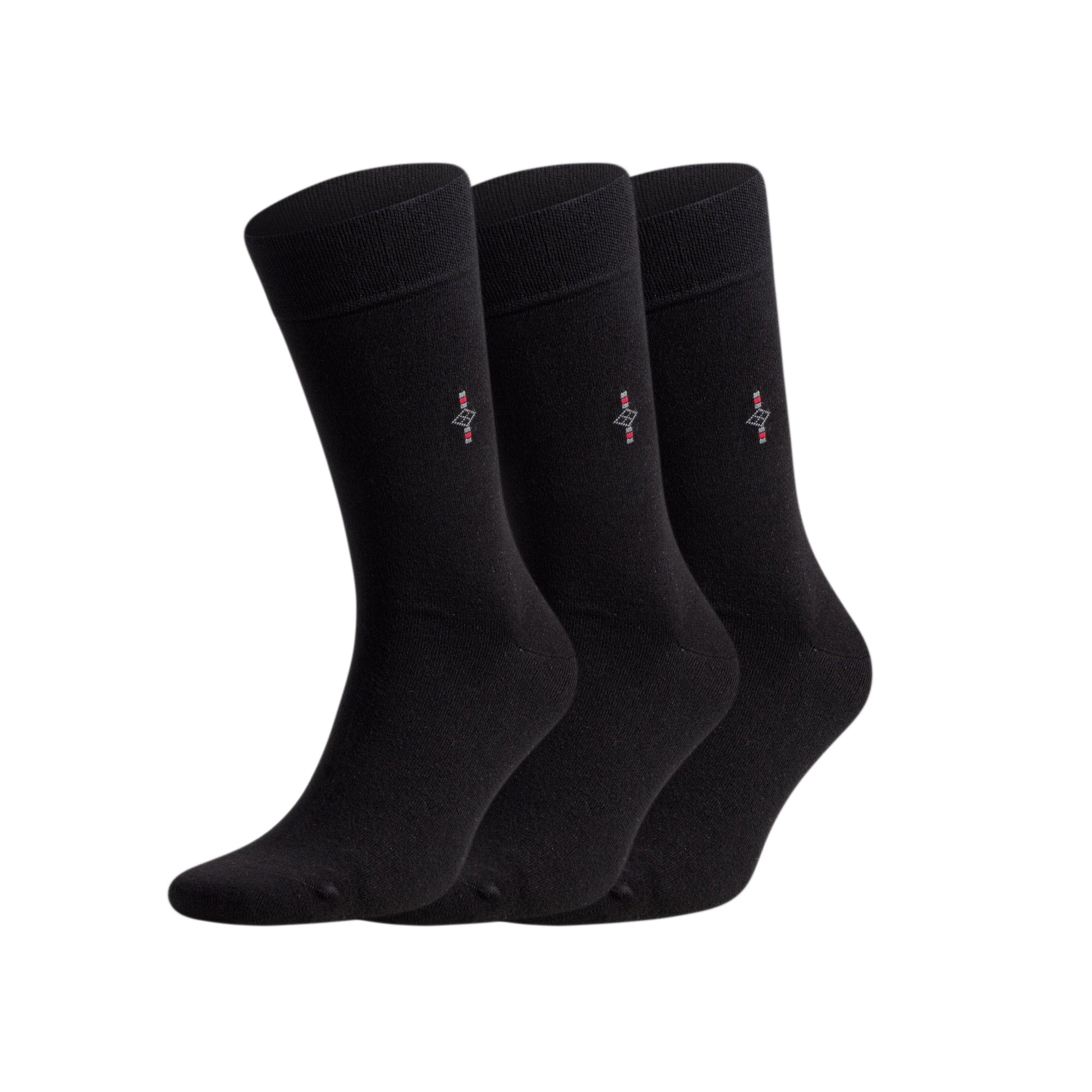 Men's Bamboo Dress Socks with Seamless Toe, Crew Length, Size 8-11.5 