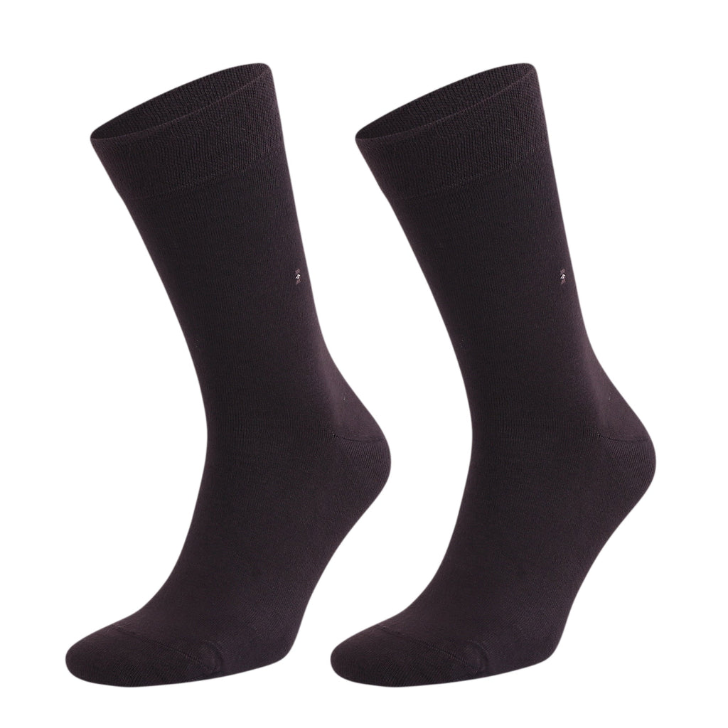 Men's Bamboo Dress Socks with Seamless Toe, Crew Length, Size 8-11.5 