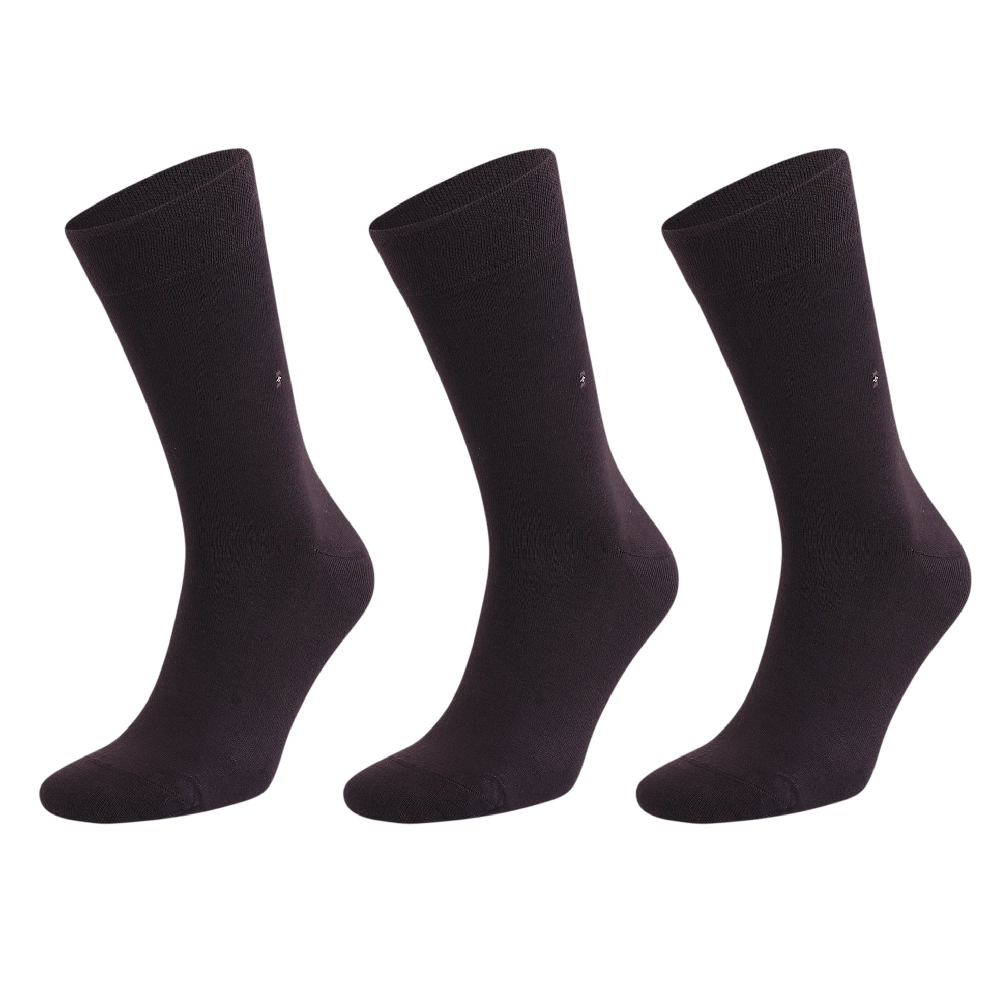 Men's Bamboo Dress Socks with Seamless Toe, Crew Length, Size 8-11.5 