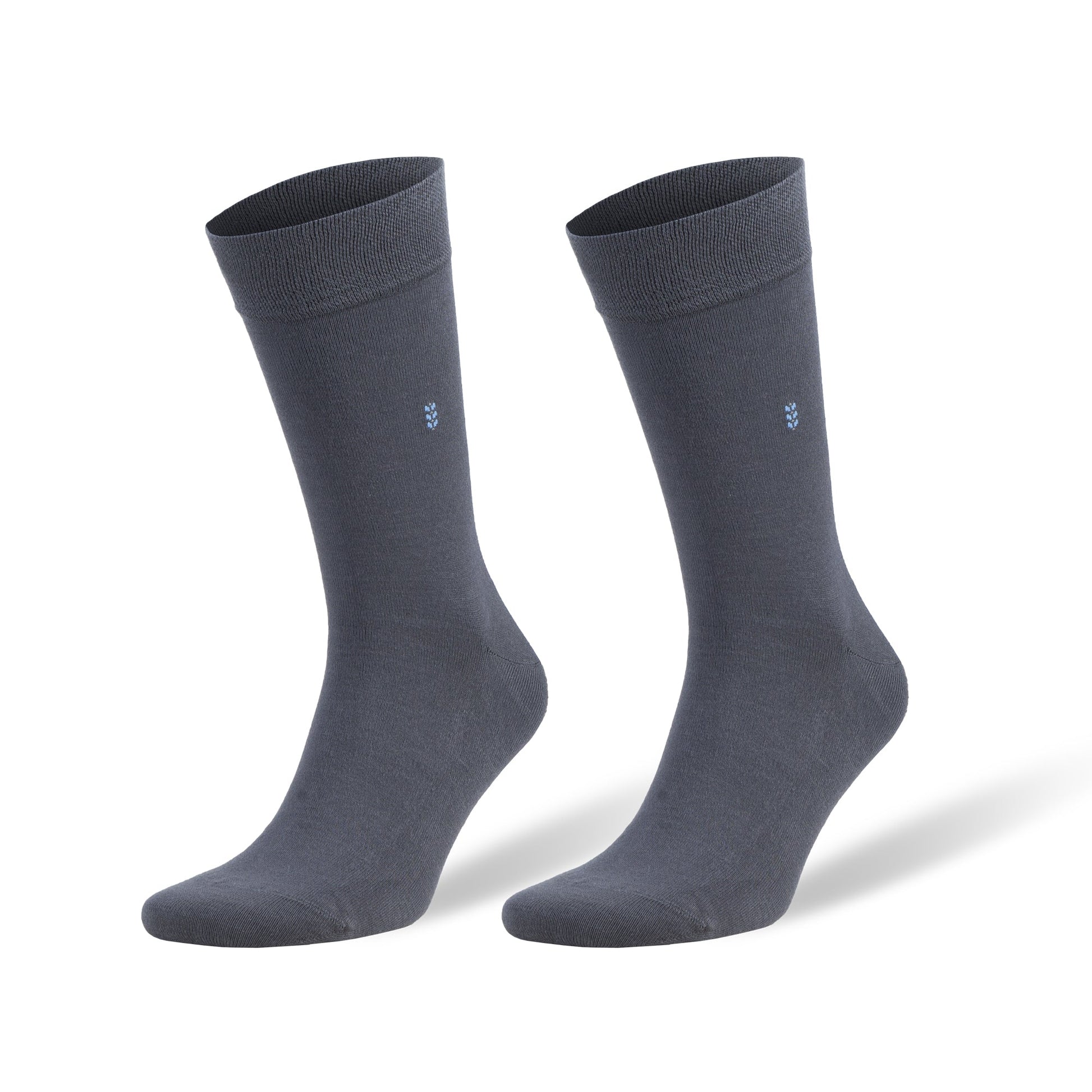Men's Bamboo Dress Socks with Seamless Toe, Crew Length, Size 8-11.5 