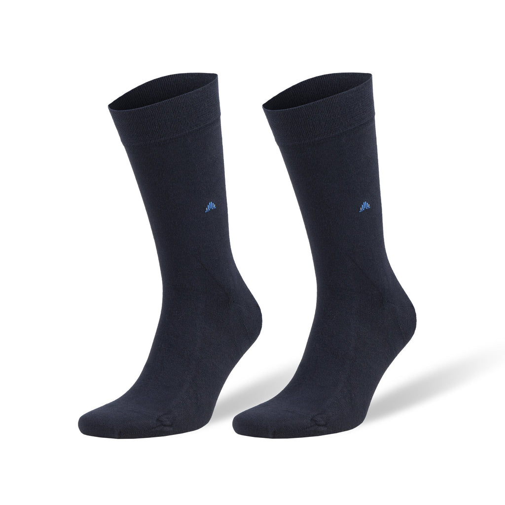 Men's Bamboo Dress Socks with Seamless Toe, Crew Length, Size 8-11.5 