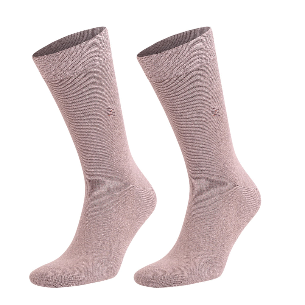Men's Bamboo Dress Socks with Seamless Toe, Crew Length, Size 8-11.5 