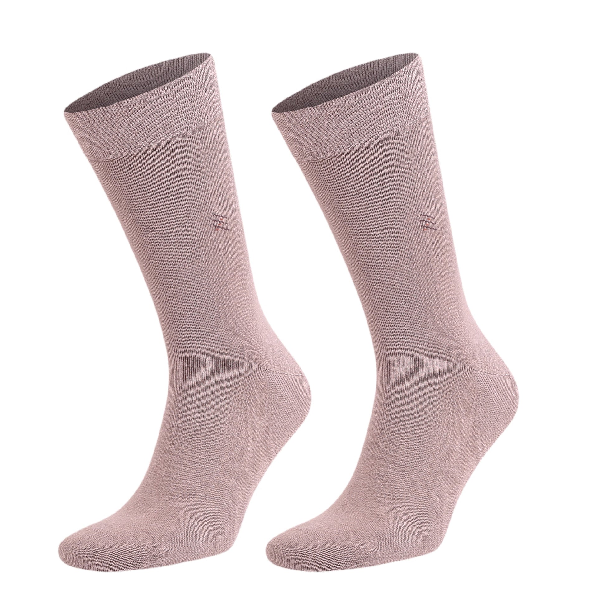 Men's Bamboo Dress Socks with Seamless Toe, Crew Length, Size 8-11.5 