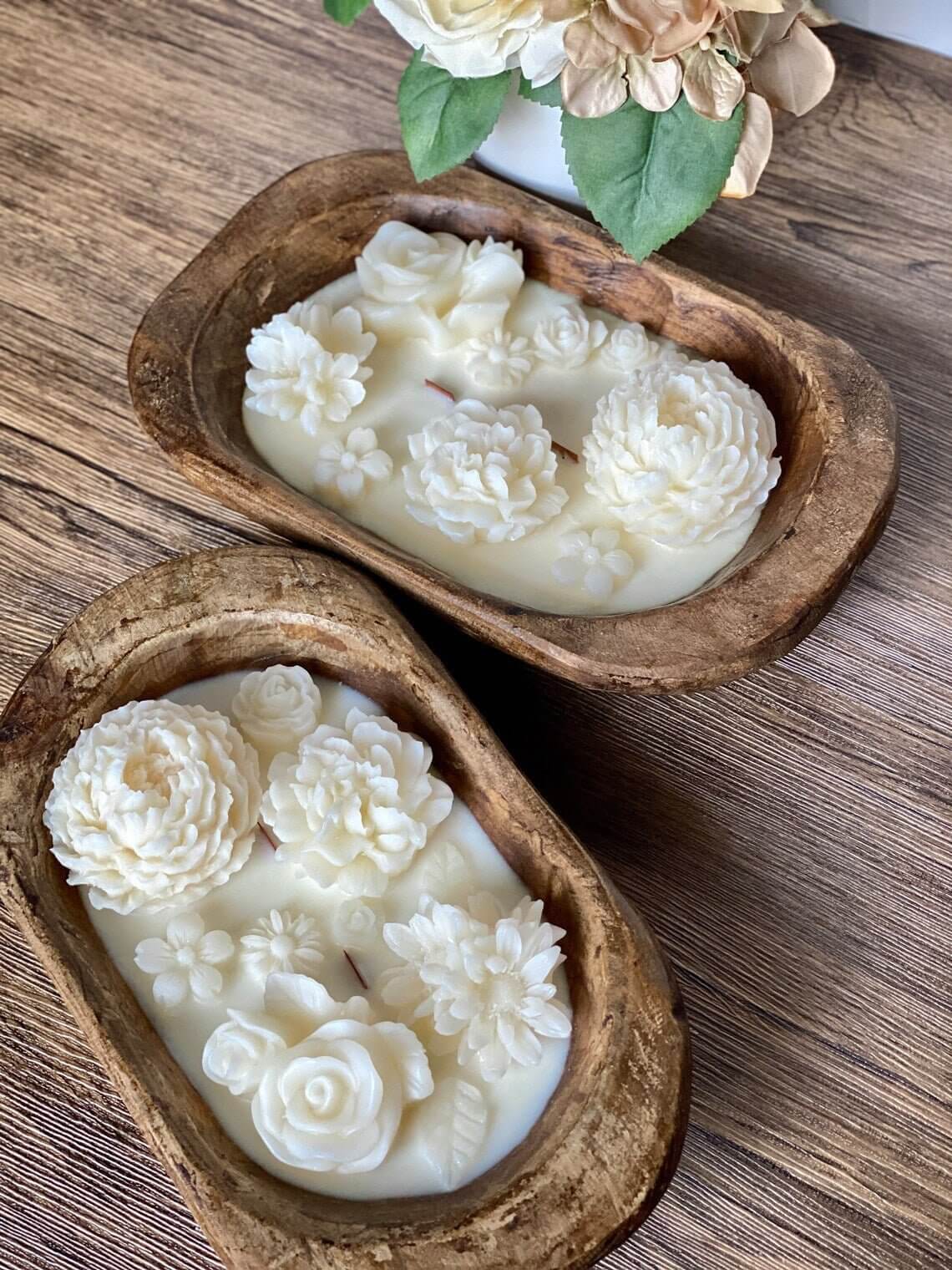 Botanical Garden Dough Bowl Candle | Two Styles
