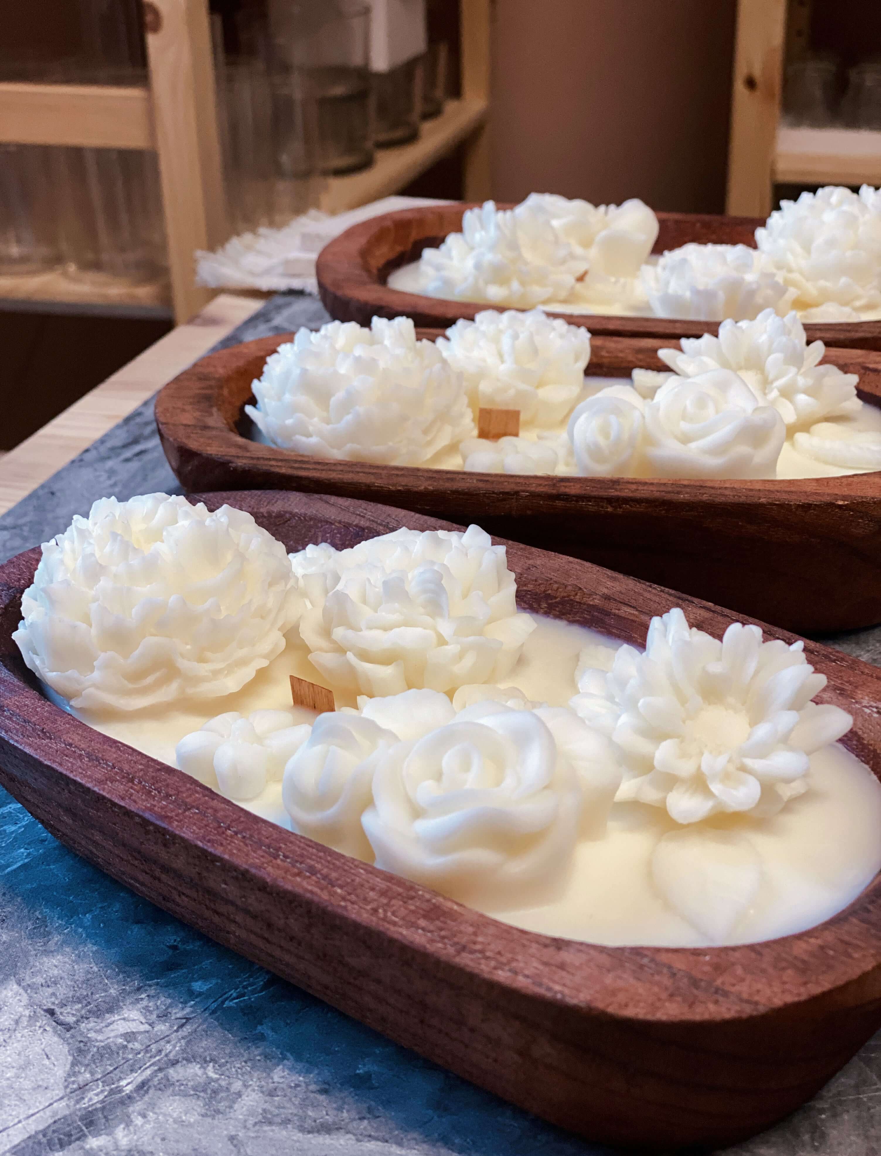 Botanical Garden Dough Bowl Candle | Two Styles