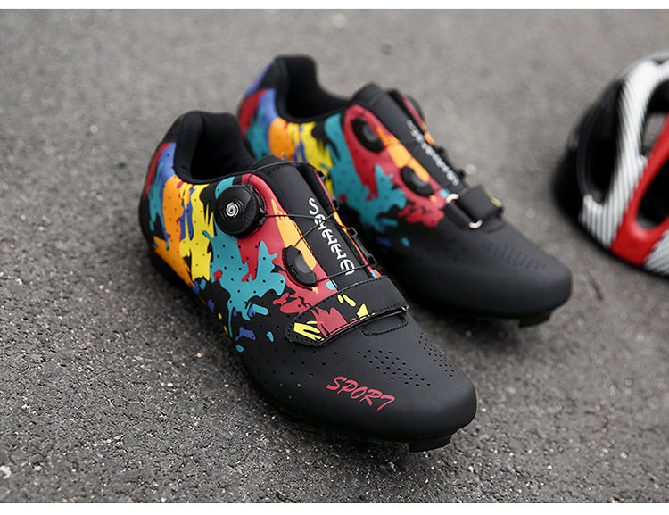"510_Athhletics" "sport" Color splash Cycling Shoes / Cleats by 510_Athletics LLC