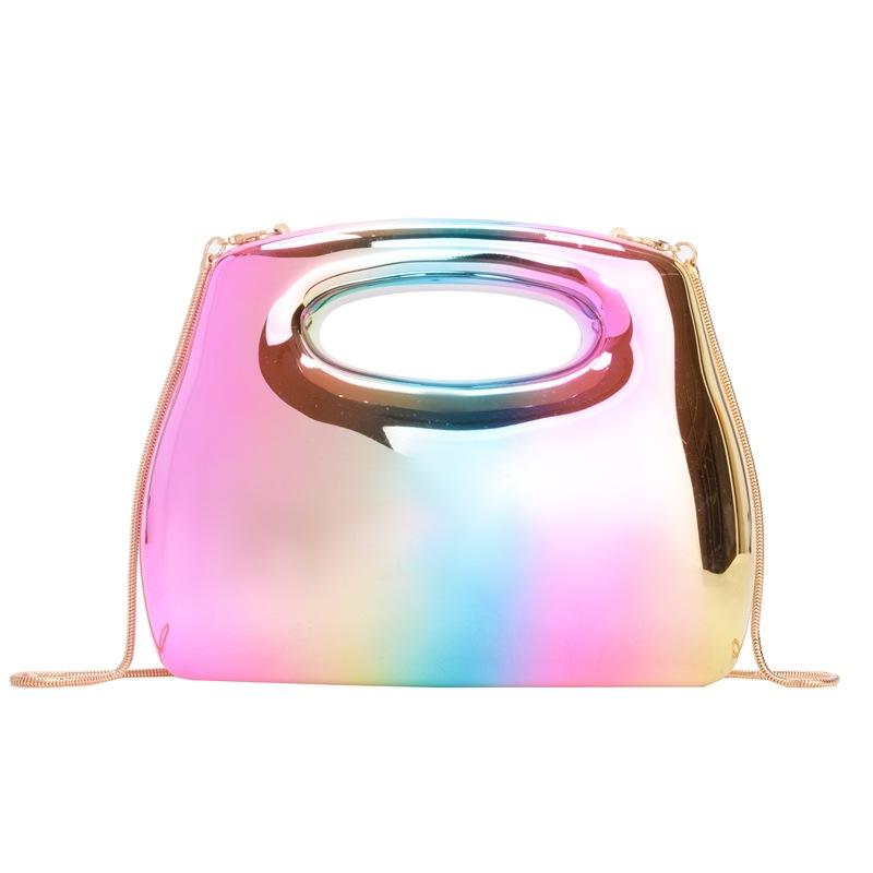 Acrylic square box clutch bag by OyeraCharisma