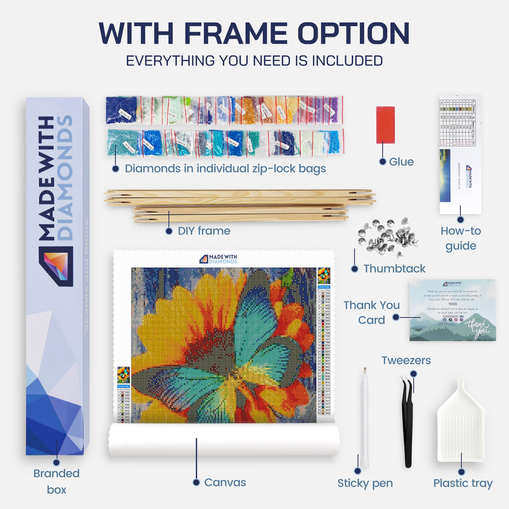Kitten Diamond Painting Kit With Frame Option