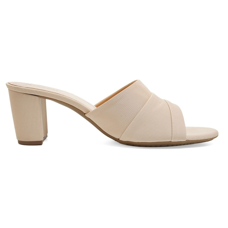 Aurelia- Beige Block Heels