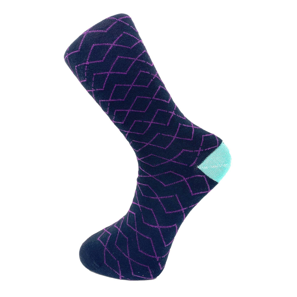 3 Pairs Colorful Fun Crazy Crew Dress Socks – Soft Cotton Blend, Novelty Pattern Socks for Men & Women by Mars Outlet Store LLC