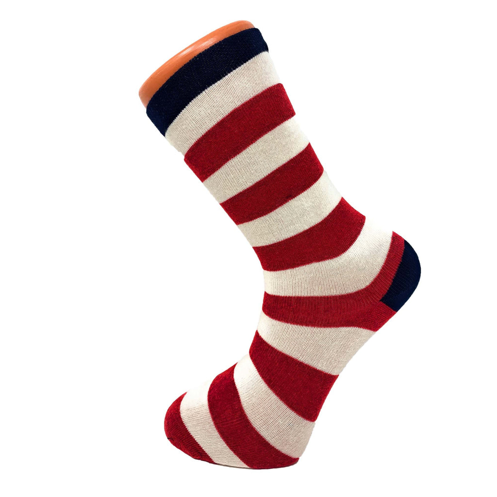 3 Pairs Colorful Fun Crazy Crew Dress Socks – Soft Cotton Blend, Novelty Pattern Socks for Men & Women by Mars Outlet Store LLC