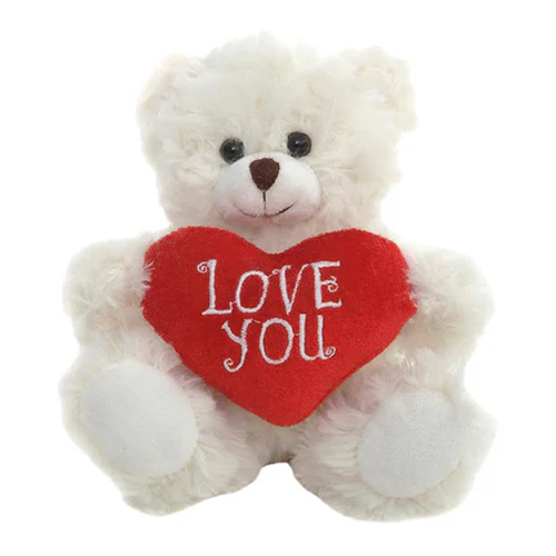 Valentine Cream Bear 6" by Plushland