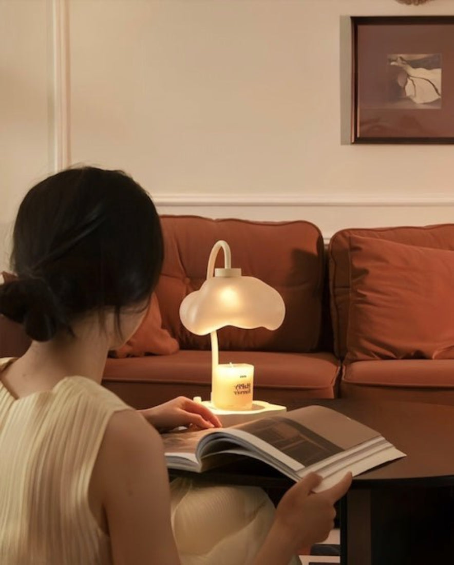 Cute Unique Cloud Candle Warmer Lamp With Timer For Large Candles - Candle & Oil Warmers - Cloud Candle Warmer - INSPECIAL HOME