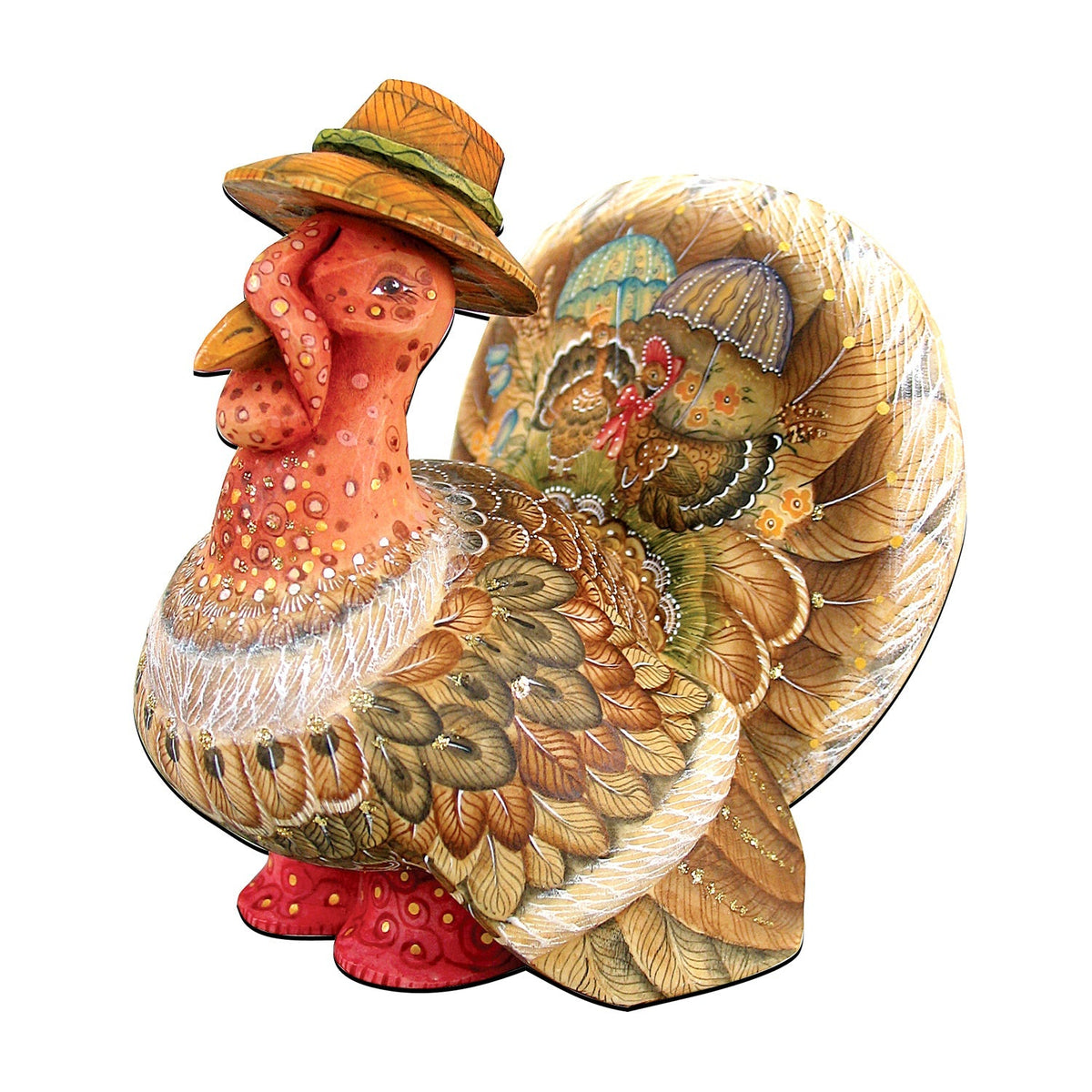 Thanksgiving Tom the Turkey Halloween Door Decor by G. DeBrekht - Thanksgiving Halloween Decor - 8158904H