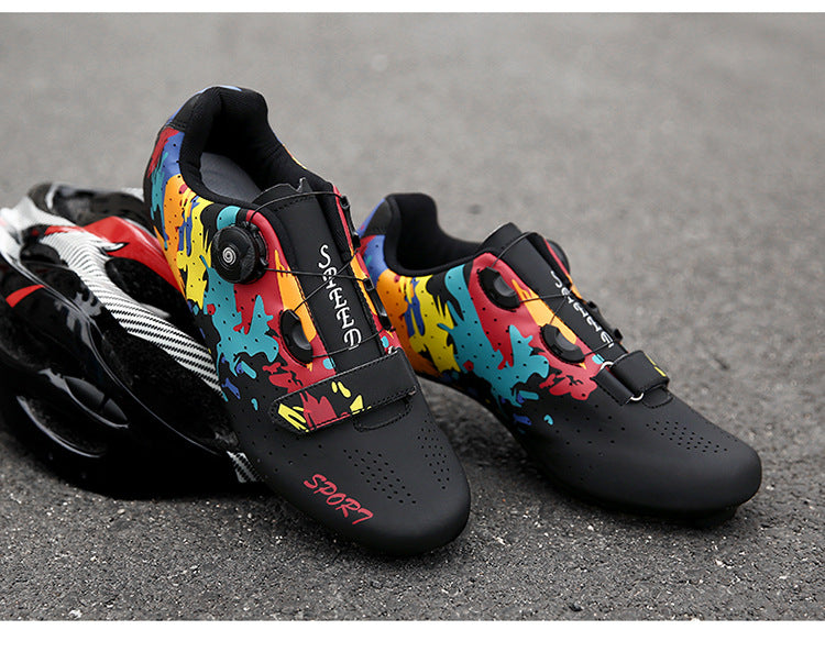 "510_Athhletics" "sport" Color splash Cycling Shoes / Cleats by 510_Athletics LLC