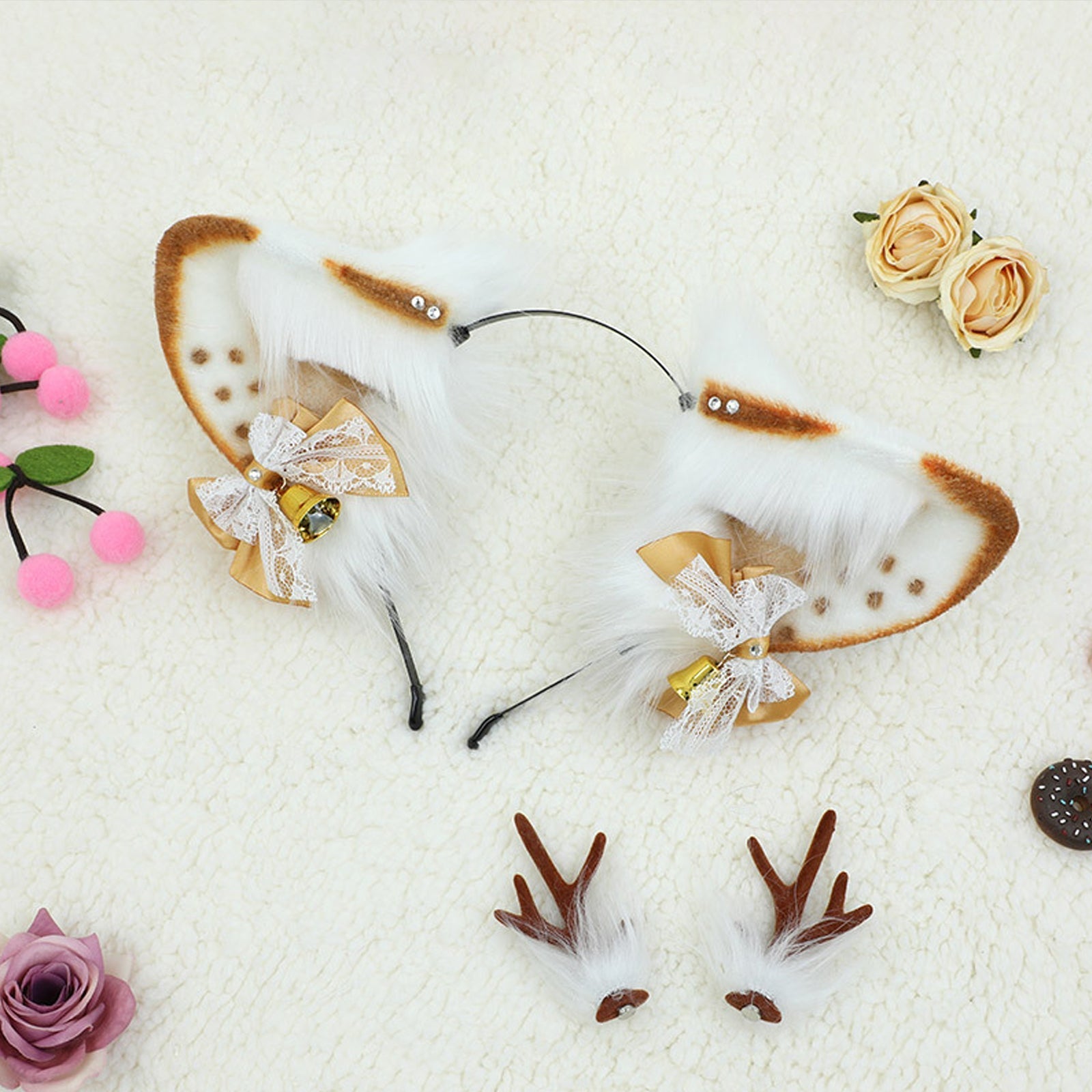 Plush Elk Hair Hoop: Christmas by Amorino