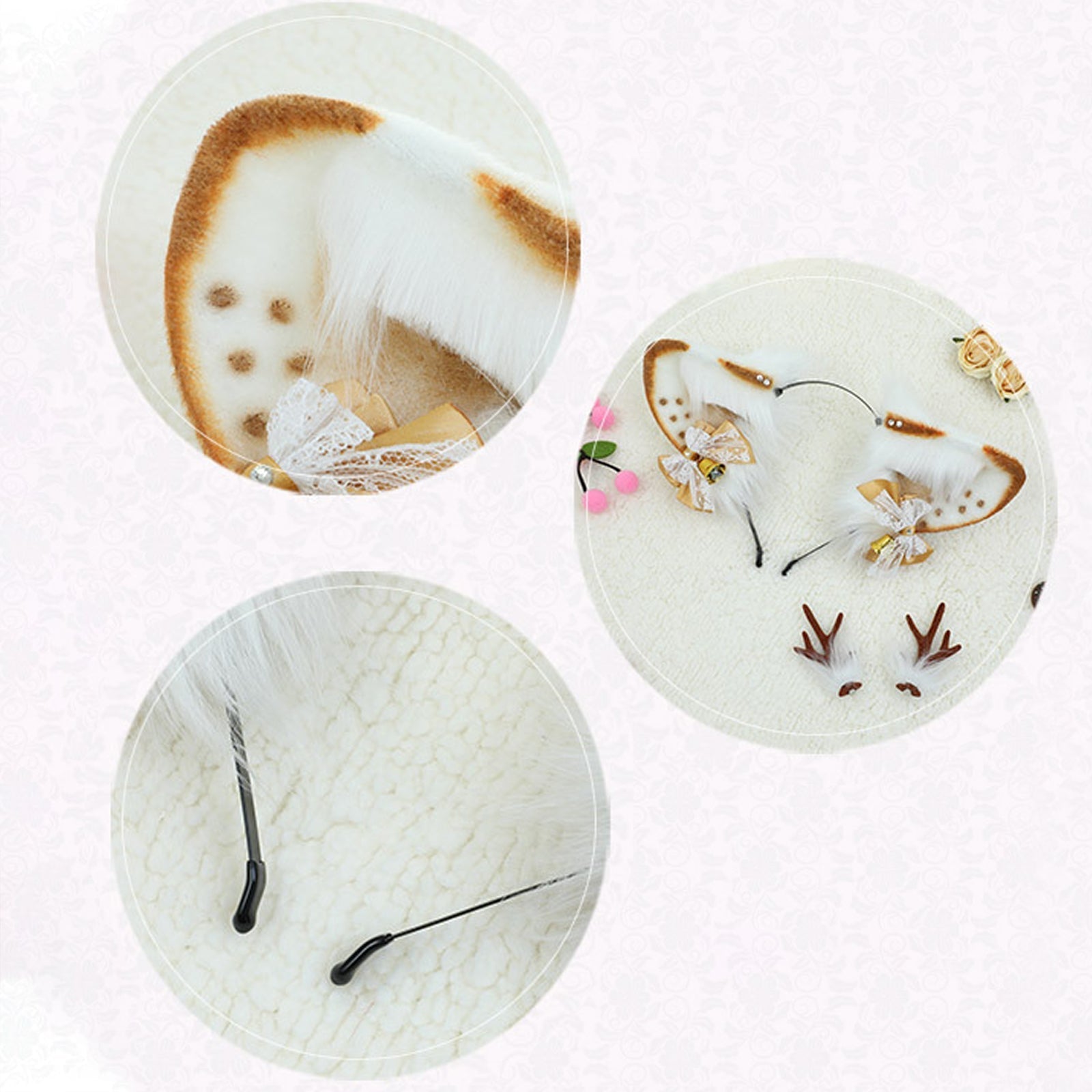 Plush Elk Hair Hoop: Christmas by Amorino