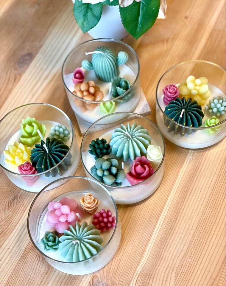 Garden Terrarium Candle – A Touch of Nature’s Serenity