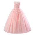 IDOPIP Sequin Appliques Flower Girl Dress for 11-12 years old.