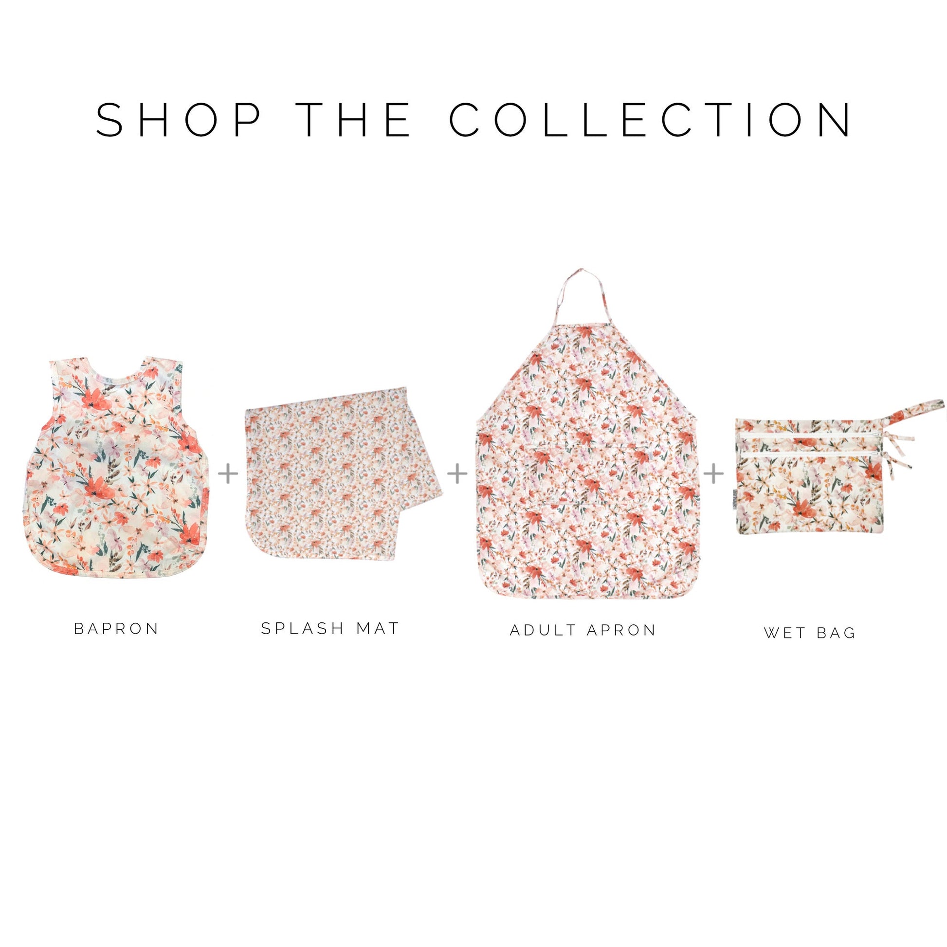 Peachy Dreams Splash Mat - A Waterproof Catch-All for Highchair Spills by BapronBaby