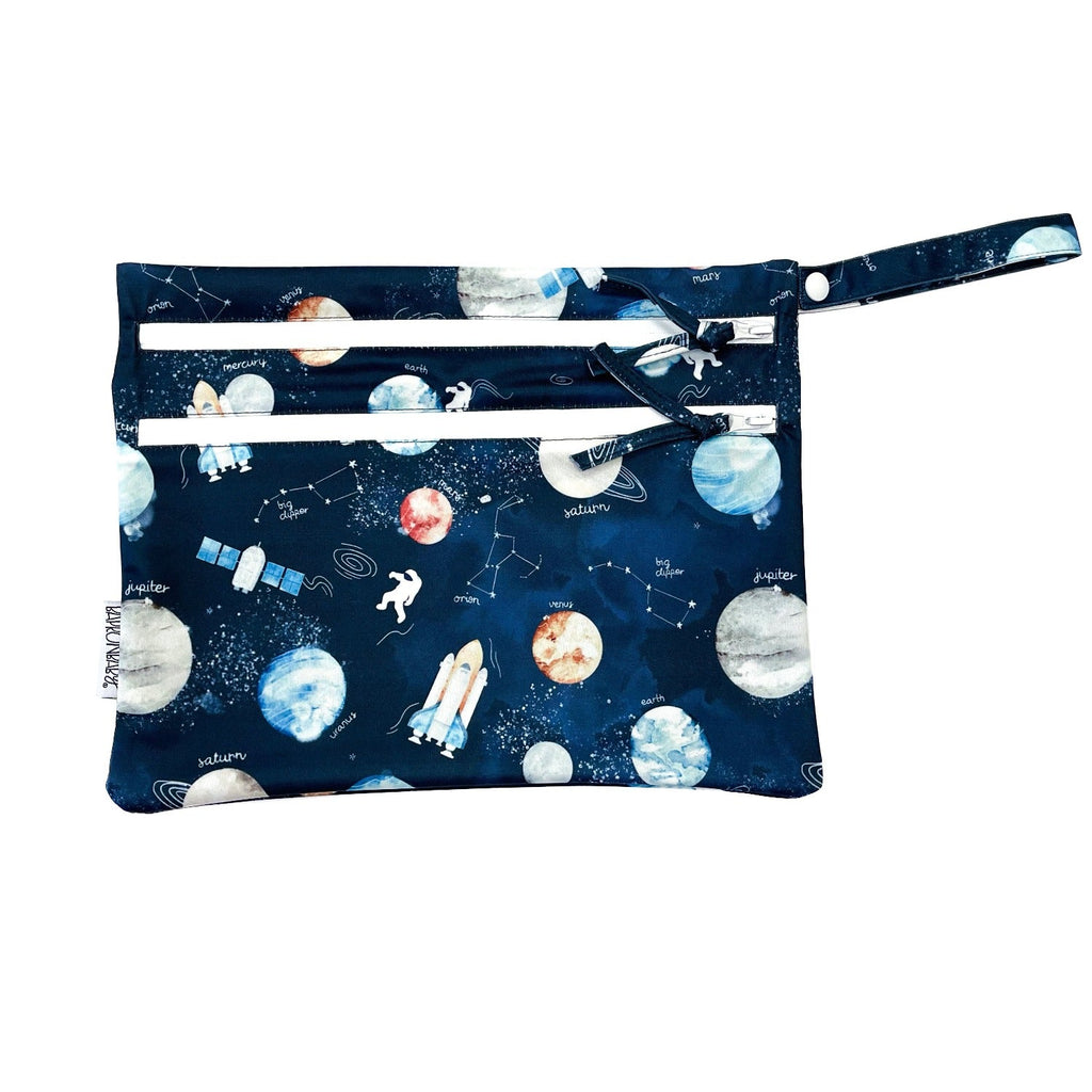 Outer Space - Waterproof Wet Bag (For mealtime, on-the-go, and more!) by BapronBaby