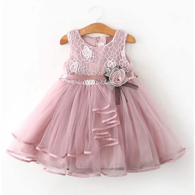 Kids Little Girls' Dress Flower Swing Dress