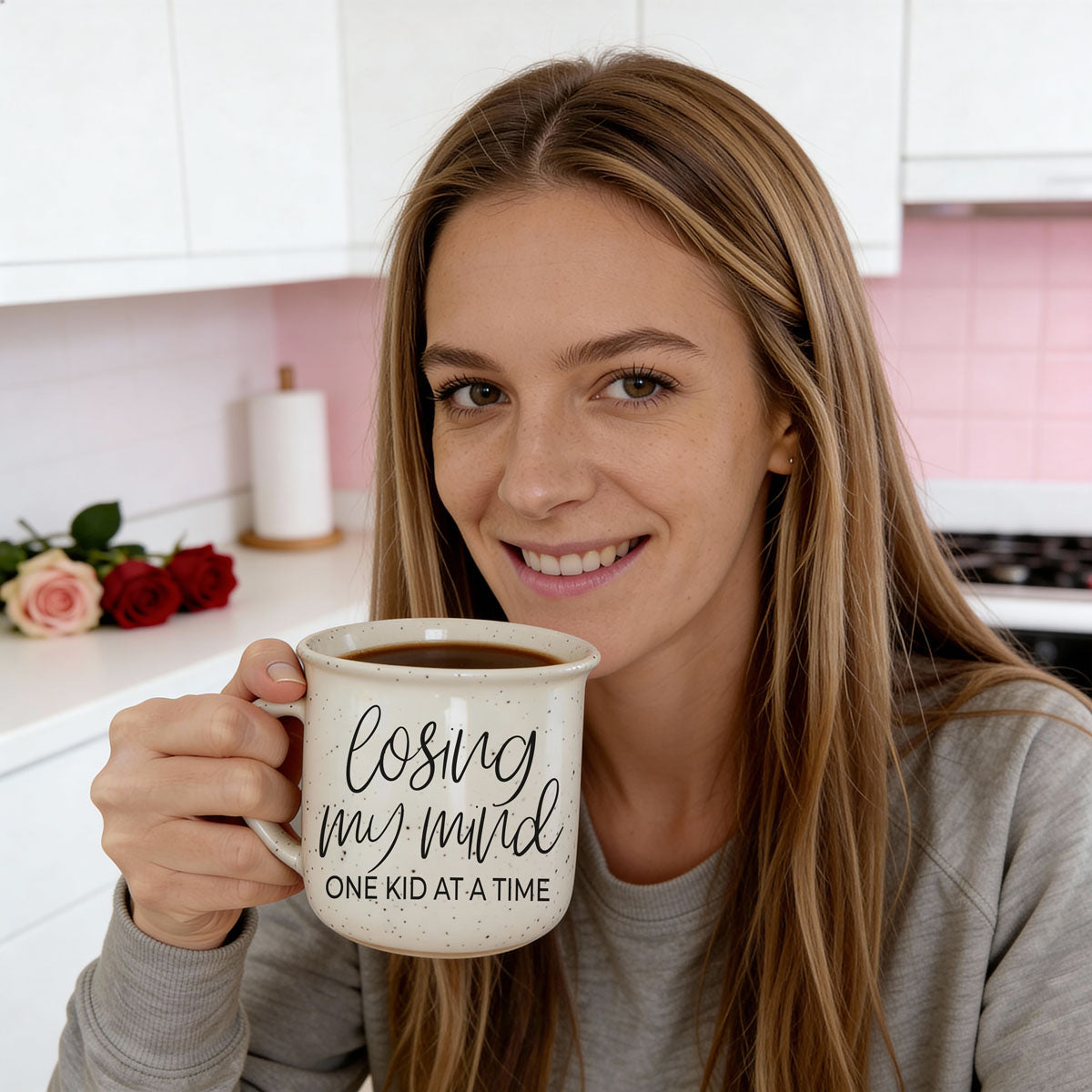 sarcastic parenting coffee cup for moms
exhaustion and chaos mom life mug
mom of three losing it coffee mug
relatable motherhood struggle coffee cup
funny mom mug about kids driving her crazy
coffee mug for moms who need patience
realistic mom life quote coffee mug
everyday thank you gift for hardworking mom coffee mug