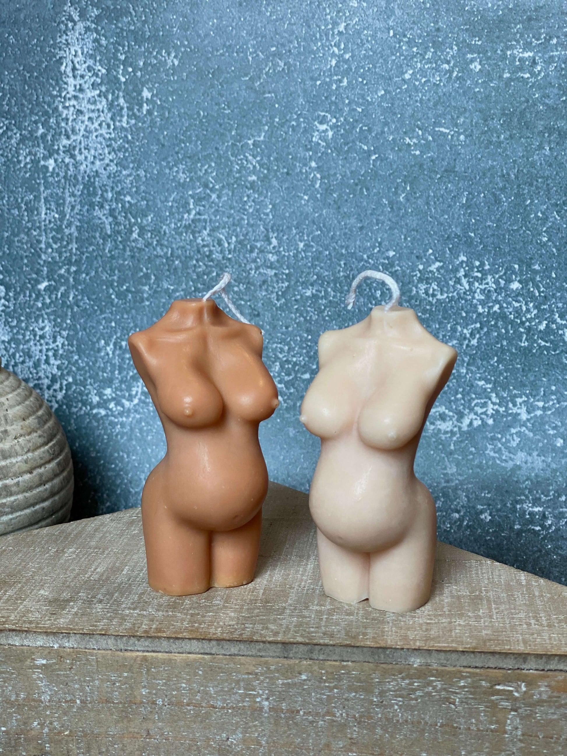 Mom-to-Be Candle |  Body Sculpture Art