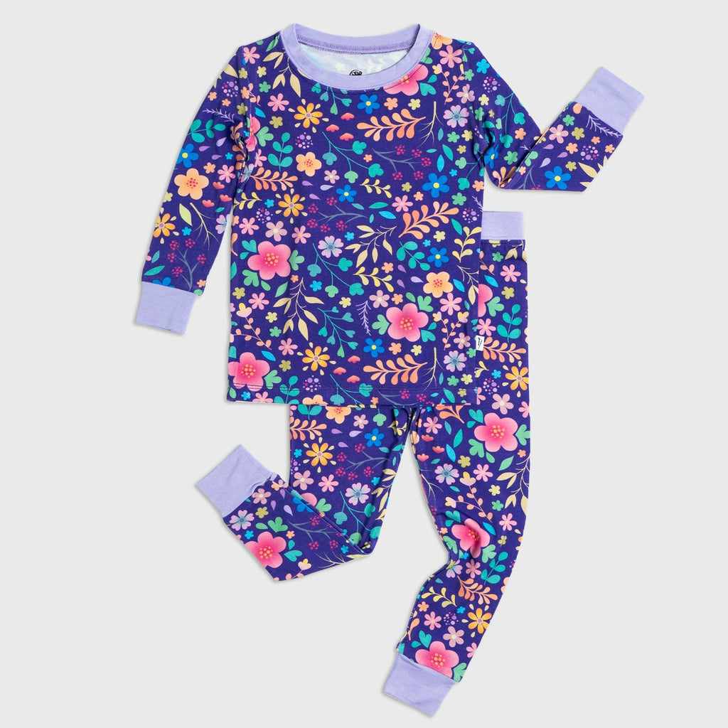 Orchid Gardens Long Sleeve Pajamas - Bam & Stitch