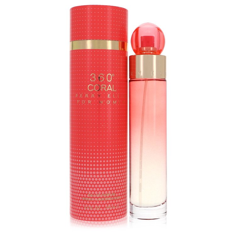 Perry Ellis 360 Coral by Perry Ellis Eau De Parfum Spray 3.4 oz for Women by Avera Fragrances