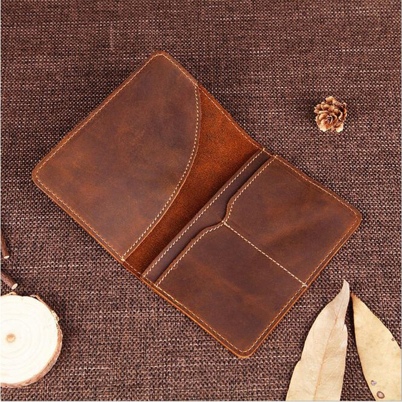 Priam Handmade Leather Passport Cover - by STEEL HORSE LEATHER
