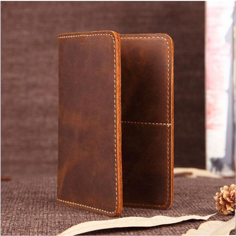 Priam Handmade Leather Passport Cover - by STEEL HORSE LEATHER