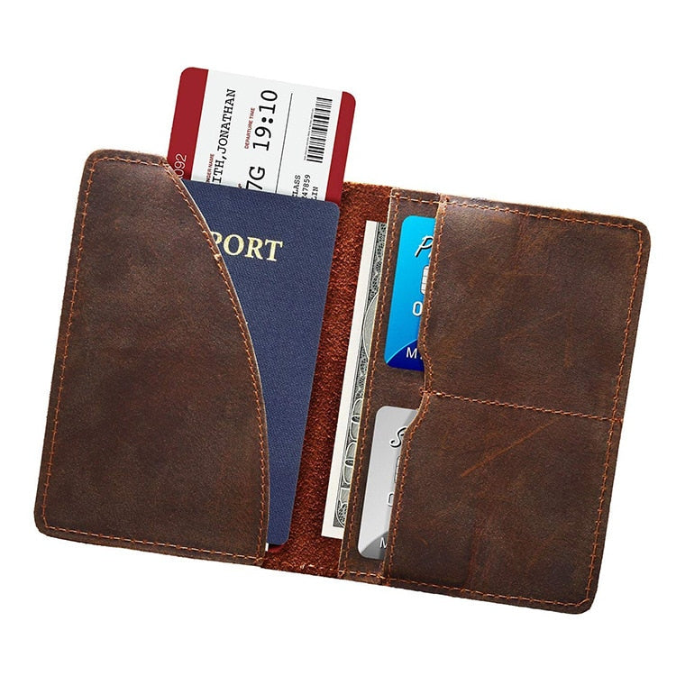 Priam Handmade Leather Passport Cover - by STEEL HORSE LEATHER