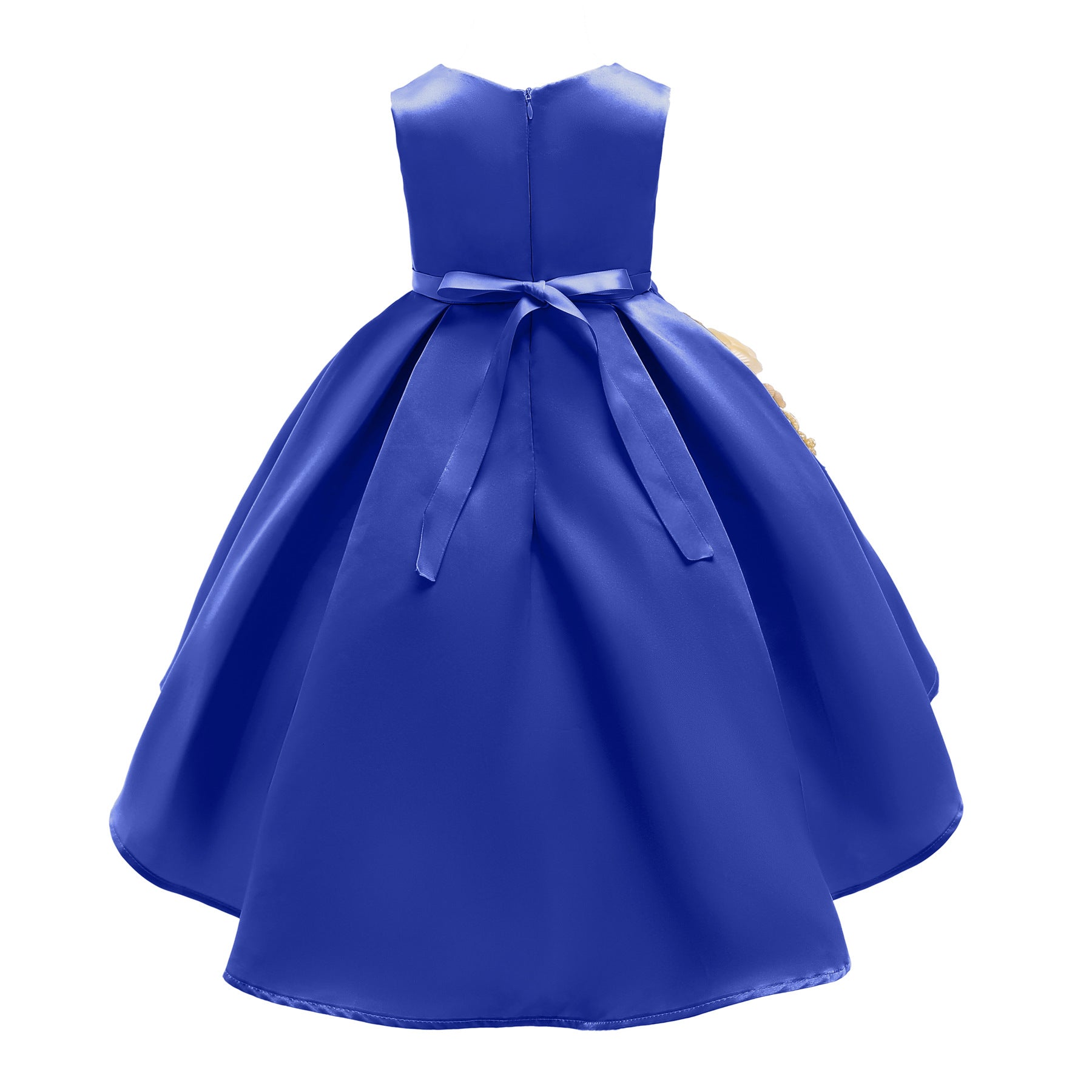 Baby Girl Flower Embroidered Pattern Vest Formal Dress Birthday Dress, MyKids-USA®, Baby & Toddler Dresses, MyKids-USA -  -  -  -  -  -  - 