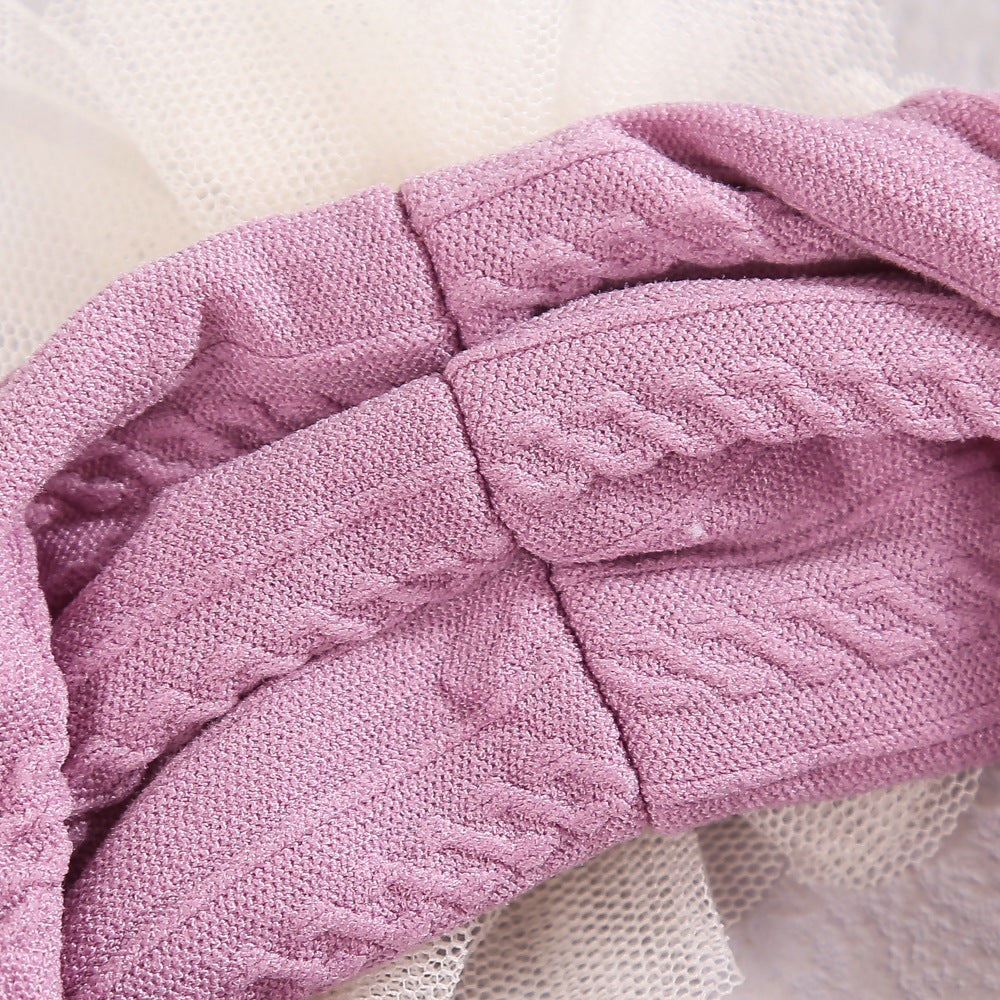 Baby Lace Floral Elastic Cotton Headband, MyKids-USA®, Headbands, MyKids-USA -  -  -  -  -  -  - 