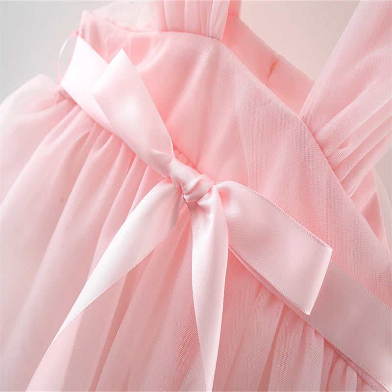 Baby Girl Flower Patched Princess Dress