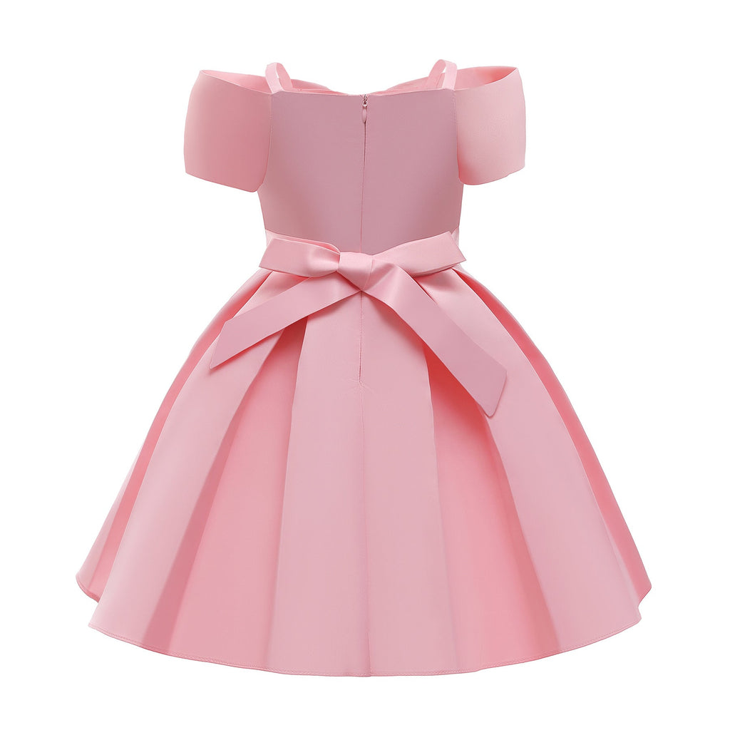 Baby Girl Solid Color Sling Princess Fashion Dress Children’s Formal Dress, MyKids-USA®, Baby & Toddler Dresses, MyKids-USA -  -  -  -  -  -  - 
