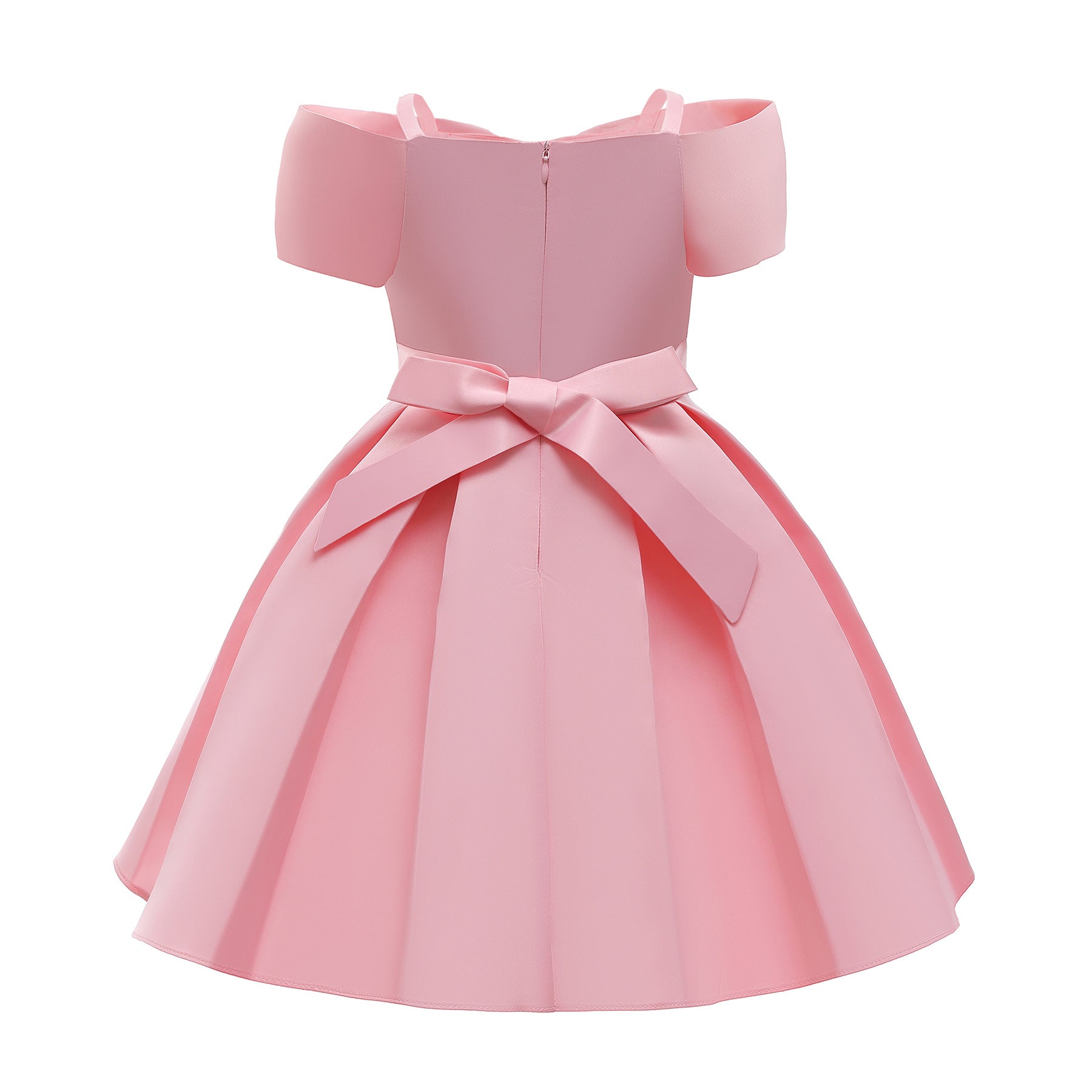 Baby Girl Solid Color Sling Princess Fashion Dress Children’s Formal Dress, MyKids-USA®, Baby & Toddler Dresses, MyKids-USA -  -  -  -  -  -  - 