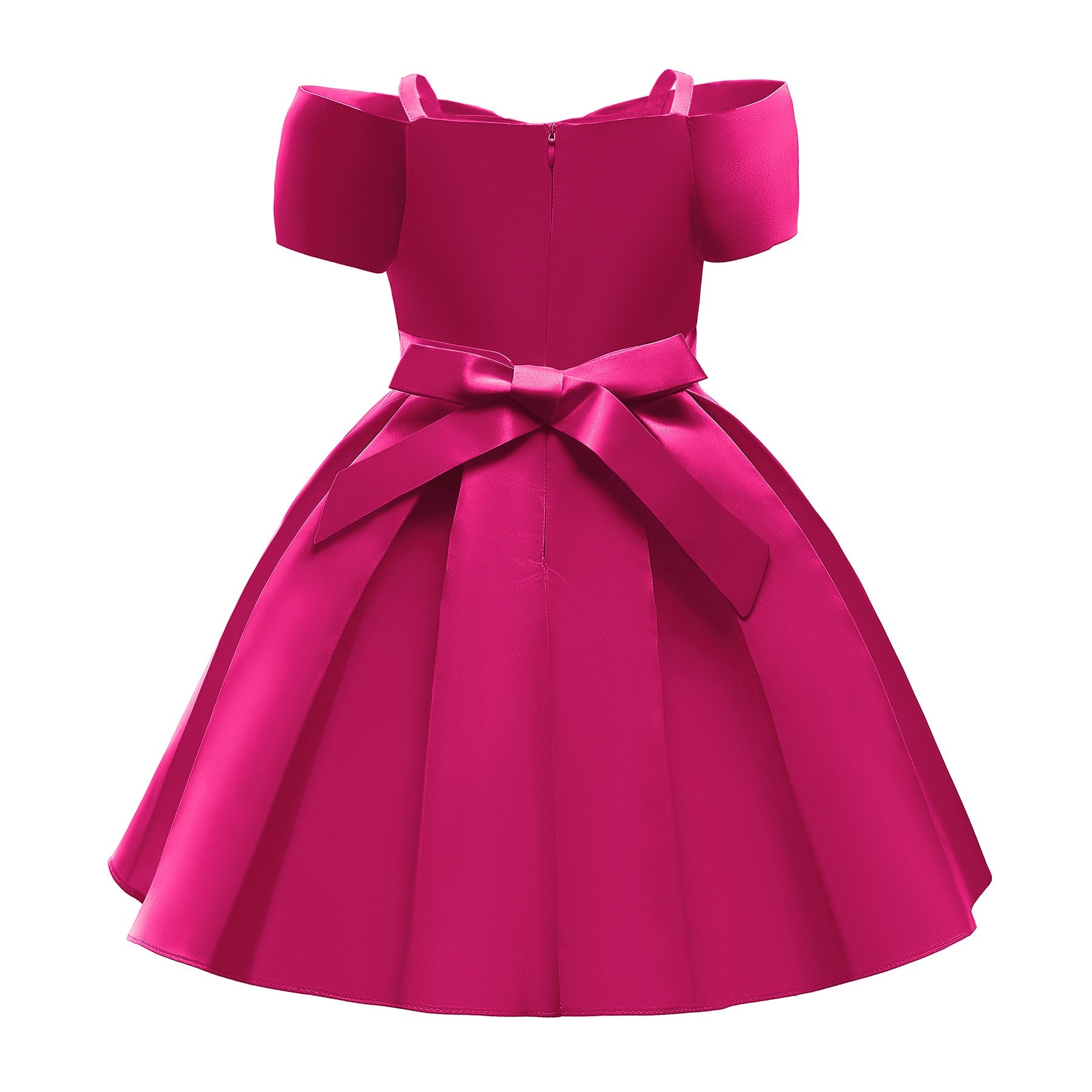 Baby Girl Solid Color Sling Princess Fashion Dress Children’s Formal Dress, MyKids-USA®, Baby & Toddler Dresses, MyKids-USA -  -  -  -  -  -  - 