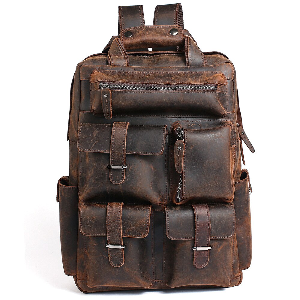 The Shelby Backpack | Handmade Genuine Leather Backpack by STEEL HORSE LEATHER