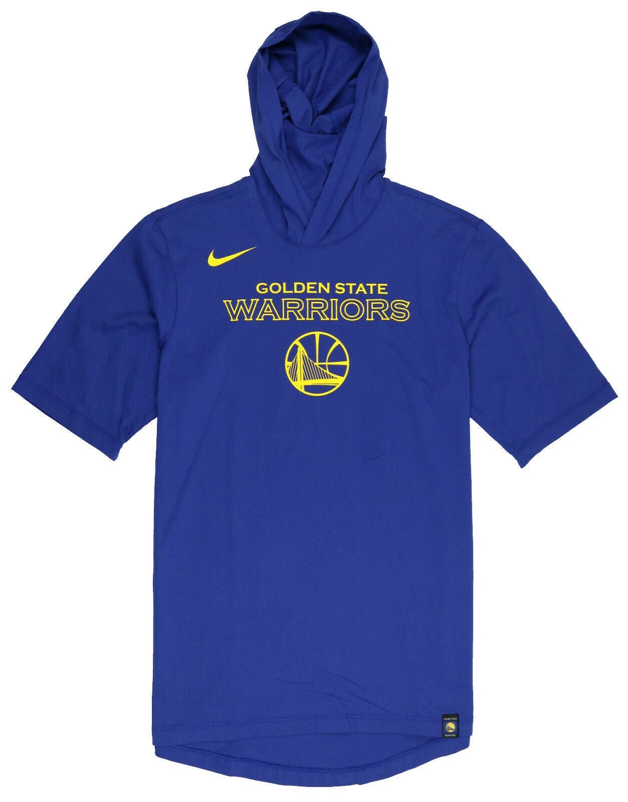 [AQ7007-495] Mens Nike NBA Golden State Warriors Hooded T-Shirt by SNEAKAR