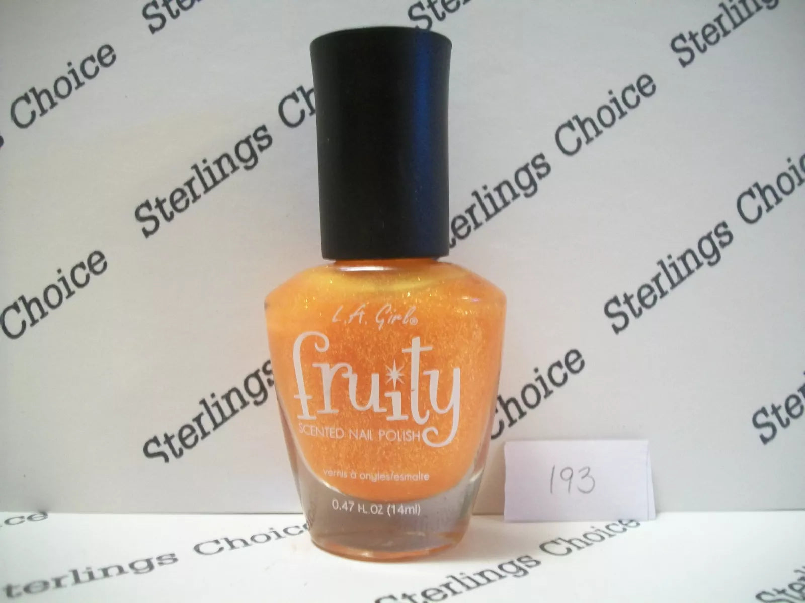 LA GIRL Fruity Scented Nail Polish - Tropical Mango by Avera Fragrances