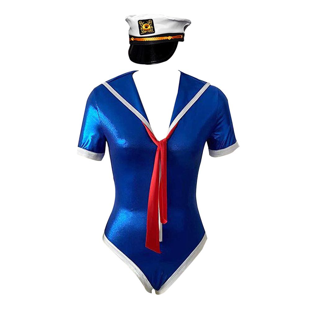 Sailor Bodysuit with Captain Hat by Amorino