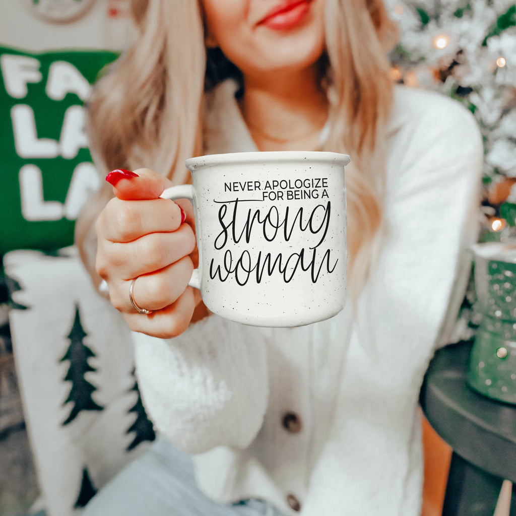 promotion gift for women strong woman mug
inspirational quote mug for women
white ceramic mug never apologize for being a strong woman
large coffee mug for women strong woman
never apologize for being a strong woman mug
strong woman empowerment coffee mug