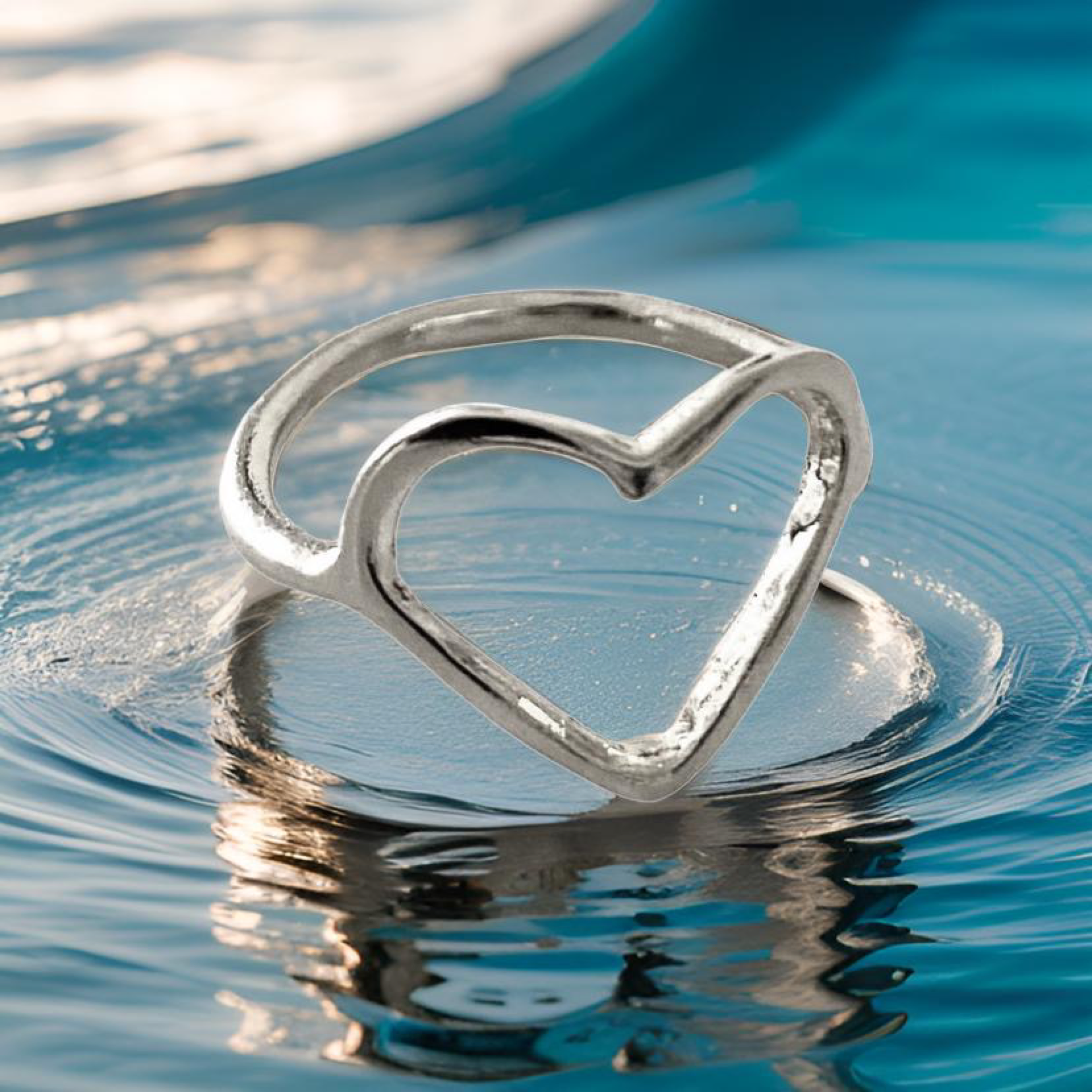 Heart Shaped Ring by The Urban Charm by The Urban Charm